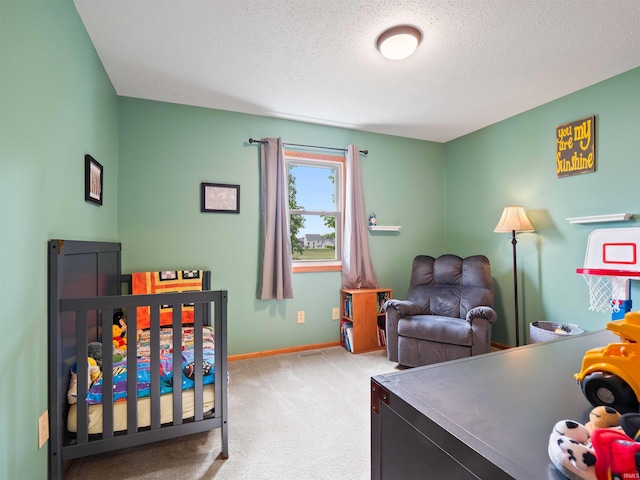 3335 Firethorne Ct, Fort Wayne, IN 46814 - carpeted bedroom featuring a textured ceiling and baseboards