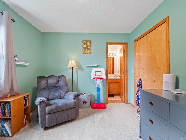 3335 Firethorne Ct, Fort Wayne, IN 46814 - sitting room with carpet and baseboards