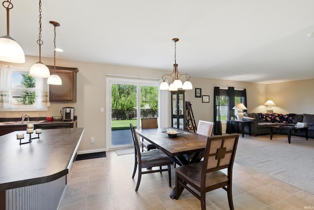 4679 Legacy Cv, Woodburn, IN 46797 - dining room with a chandelier
