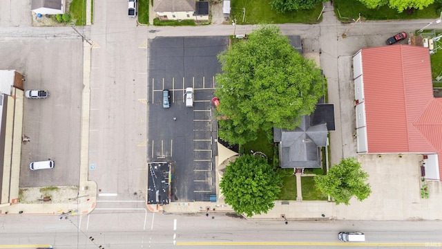 111 N State St, South Whitley, IN 46787 - drone / aerial view
