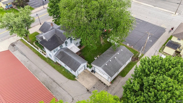 111 N State St, South Whitley, IN 46787 - aerial perspective of suburban area