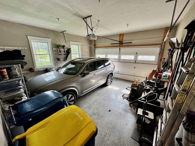 855 N Abigail Ln, Ellettsville, IN 47429 - garage featuring a garage door opener