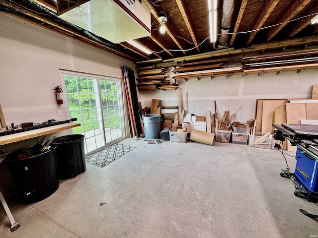 855 N Abigail Ln, Ellettsville, IN 47429 - basement featuring a workshop area