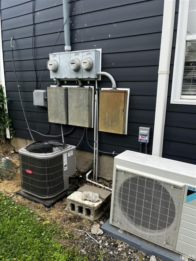 2728 W Virginia Ave, Evansville, IN 47712 - exterior view of ac unit, cooling unit, and electric meter