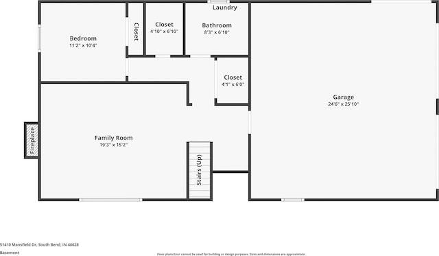 51410 Mansfield Dr, South Bend, IN 46628 - home floor plan