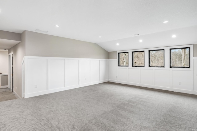 1256 Cascata Trl, Huntertown, IN 46748 - below grade area featuring carpet flooring and recessed lighting