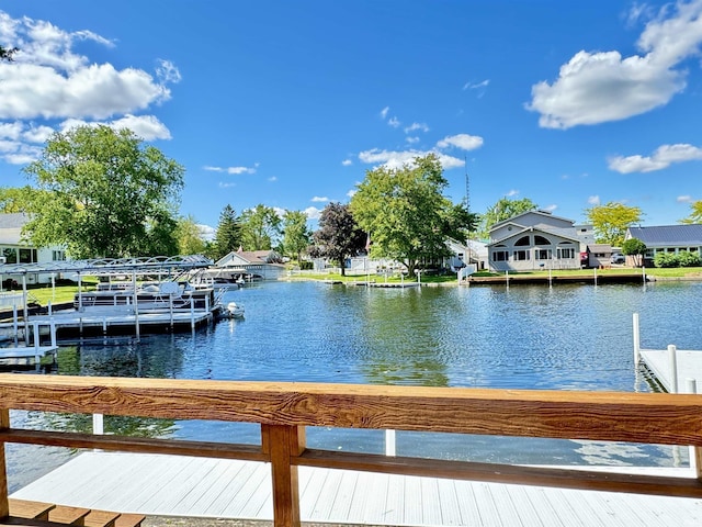 408 E Greenwalt St, North Webster, IN 46555 - dock with a water view and a residential view