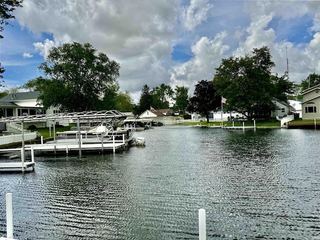 408 E Greenwalt St, North Webster, IN 46555 - dock featuring a water view