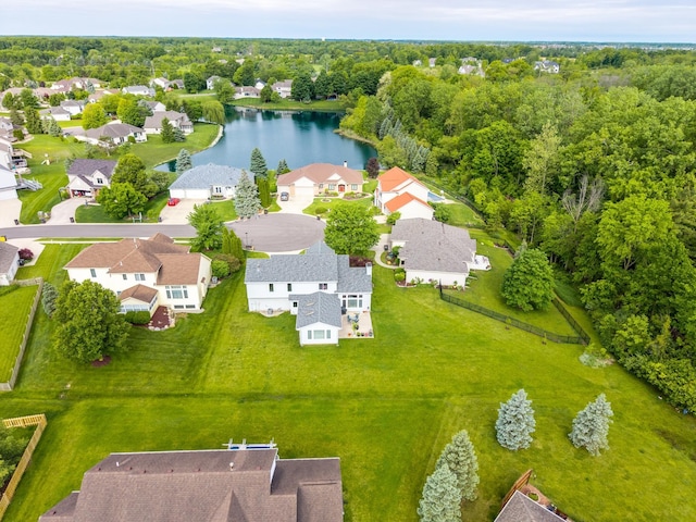 3513 Crater Cv, Fort Wayne, IN 46804 - aerial perspective of suburban area featuring a nearby body of water