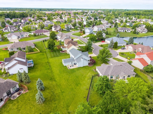 3513 Crater Cv, Fort Wayne, IN 46804 - aerial perspective of suburban area with a nearby body of water