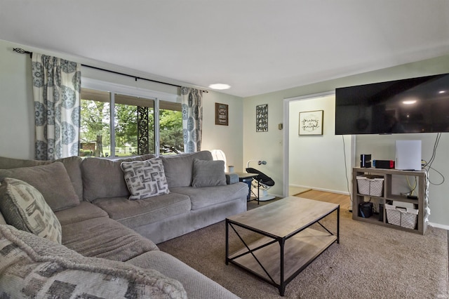 1875 N Michael Dr, Marion, IN 46952 - carpeted living area featuring baseboards