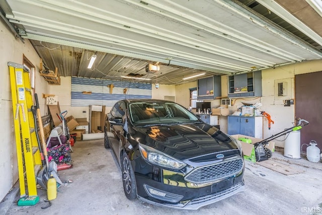 718 Center St, New Haven, IN 46774 - garage featuring electric panel