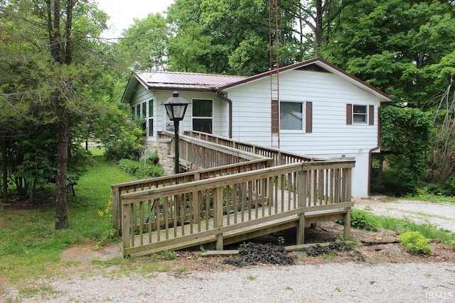 4283 E Ramp Creek Rd, Bloomington, IN 47401 - view of front of property featuring metal roof