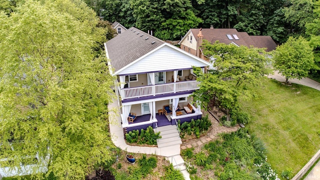 413 Lingle Ave, Lafayette, IN 47901 - view from above of property