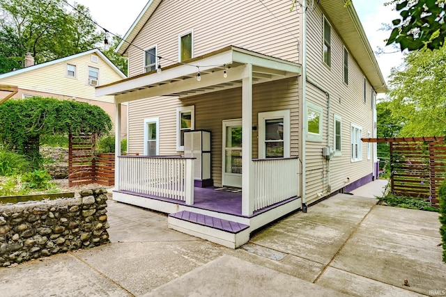 413 Lingle Ave, Lafayette, IN 47901 - back of property with covered porch