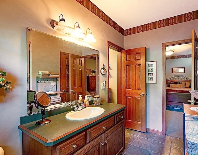 136 Tulip Cir, Bremen, IN 46506 - bathroom featuring vanity and baseboards