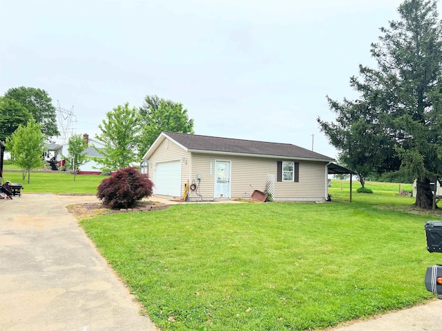3165 E 300 S Rd, Washington, IN 47501 - view of front of property with a front yard and an outbuilding