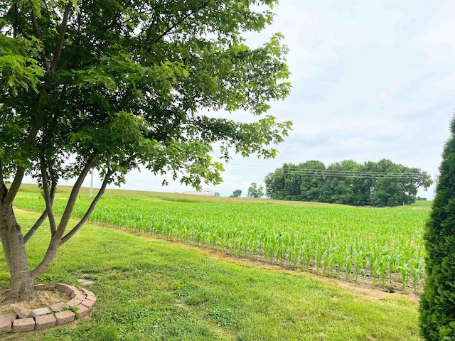 3165 E 300 S Rd, Washington, IN 47501 - view of green lawn with agricultural area and a view of countryside