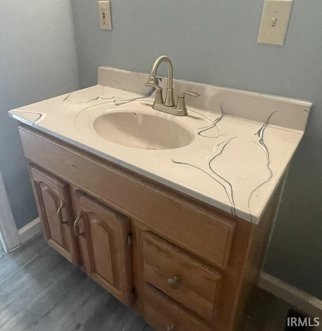 504 V St, Bedford, IN 47421 - bathroom with vanity