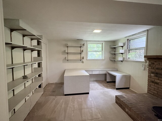 141 Indian Rock Dr, West Lafayette, IN 47906 - unfurnished office with baseboards and light carpet