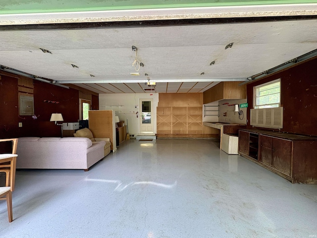 141 Indian Rock Dr, West Lafayette, IN 47906 - garage featuring electric panel
