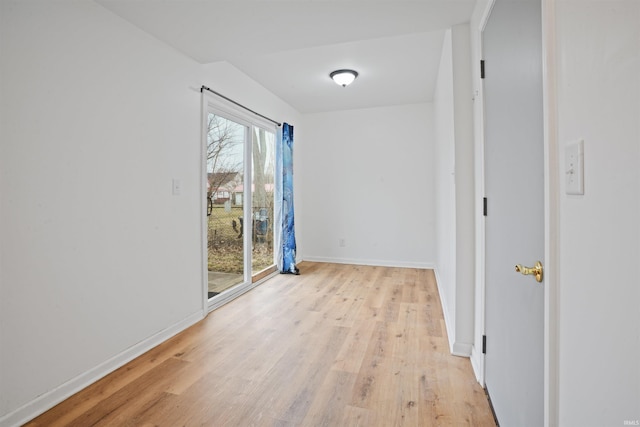 123 S Race St, Princeton, IN 47670 - spare room with light wood-style floors and baseboards
