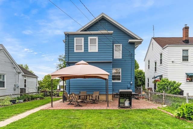 4325 S Wayne Ave, Fort Wayne, IN 46807 - back of house with a patio and a gazebo