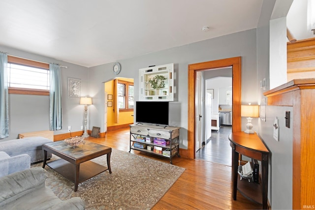 4325 S Wayne Ave, Fort Wayne, IN 46807 - living room with wood finished floors and baseboards