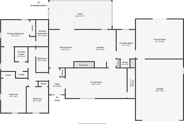 6607 W Ryan Dr, Anderson, IN 46011 - floor plan / room layout
