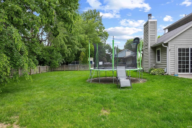 2218 Wake Robin Dr, West Lafayette, IN 47906 - view of yard with a trampoline