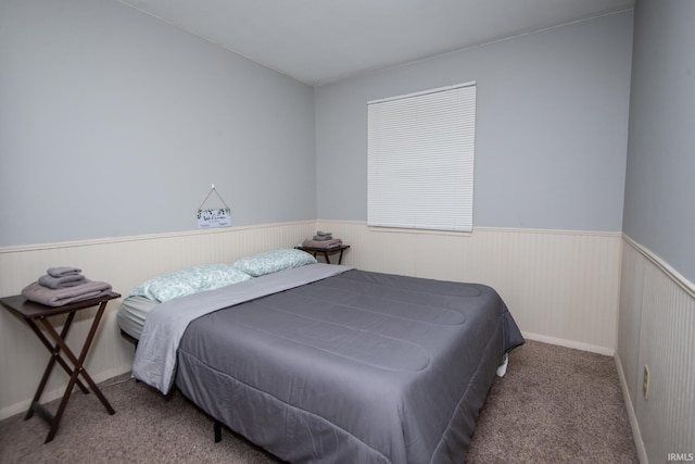 1416 State St, Vincennes, IN 47591 - bedroom featuring a wainscoted wall and carpet flooring