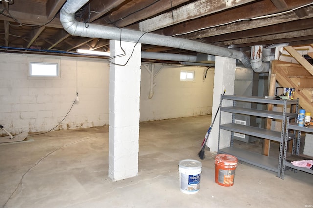 344 W 4th St, Jasper, IN 47546 - basement with healthy amount of natural light
