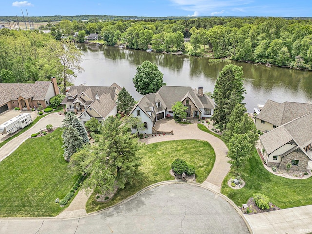 20870 N River Ridge Drive, Bristol, IN 46507 - aerial view of property's location featuring a large body of water and nearby suburban area