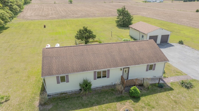 7768 S 100 W, North Judson, IN 46366 - aerial view of sparsely populated area