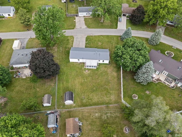 1813 Crescent Dr, Warsaw, IN 46580 - aerial overview of property's location featuring nearby suburban area