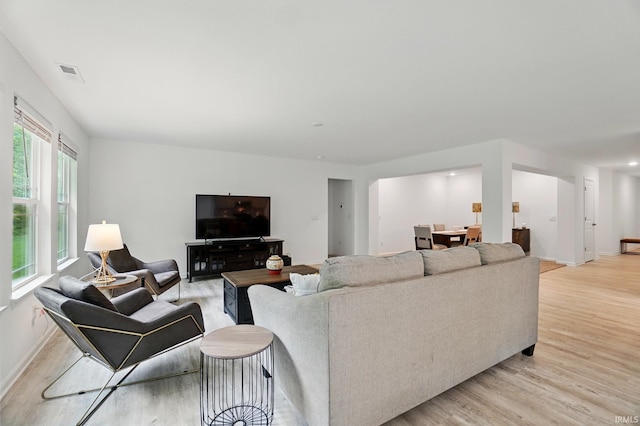 7756 Haven Blvd, Fort Wayne, IN 46804 - living area featuring light wood-type flooring and baseboards