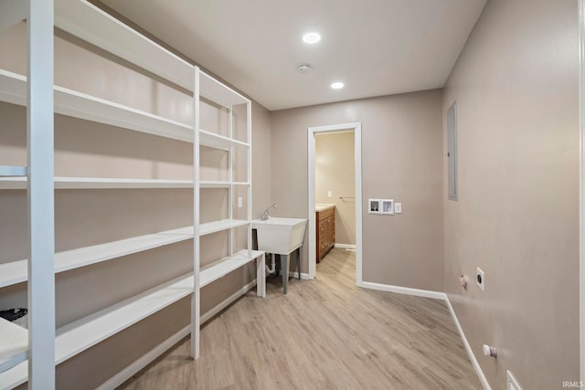 2213 Old Oak Dr, West Lafayette, IN 47906 - storage featuring a sink