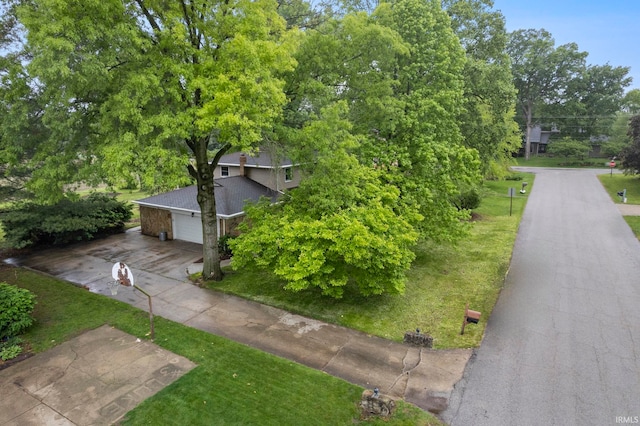2213 Old Oak Dr, West Lafayette, IN 47906 - bird's eye view of a tree filled landscape