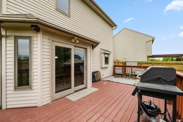 5531 Gate Tree Ln, Fort Wayne, IN 46835 - view of wooden deck