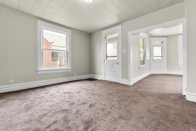2121 Parnell Ave, Fort Wayne, IN 46805 - carpeted spare room with ornamental molding and baseboards