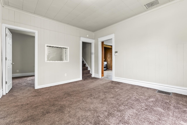 2121 Parnell Ave, Fort Wayne, IN 46805 - empty room featuring crown molding, carpet, and baseboards