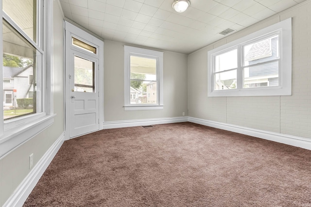 2121 Parnell Ave, Fort Wayne, IN 46805 - spare room featuring carpet flooring, healthy amount of natural light, and baseboards