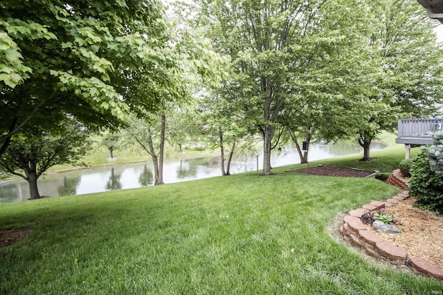 917 E Mill Creek Rd, Greensburg, IN 47240 - view of grassy yard featuring a water view
