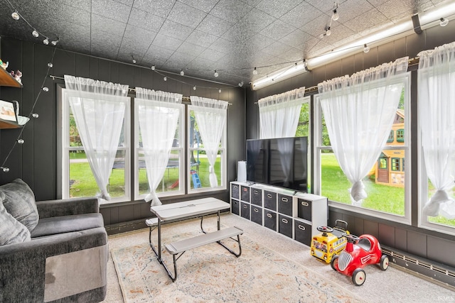 907 N Orchard Dr, North Manchester, IN 46962 - carpeted living area with plenty of natural light