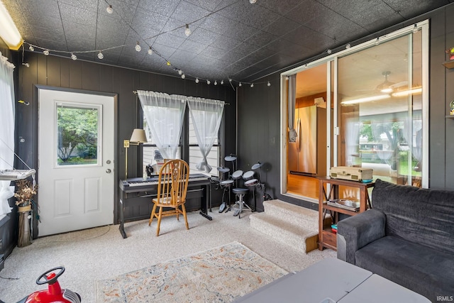 907 N Orchard Dr, North Manchester, IN 46962 - home office with carpet flooring