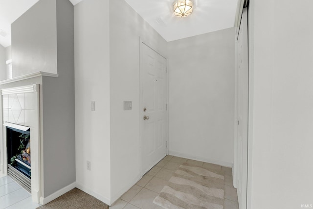 5248 Coventry Ln, Fort Wayne, IN 46804 - hall with light tile patterned flooring and baseboards