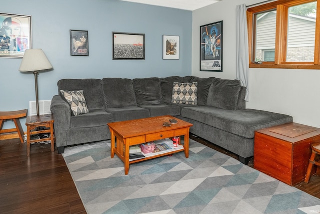 4641 W Harvest Ln, Bloomington, IN 47404 - living area with wood finished floors