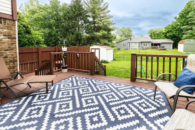 4641 W Harvest Ln, Bloomington, IN 47404 - view of wooden terrace