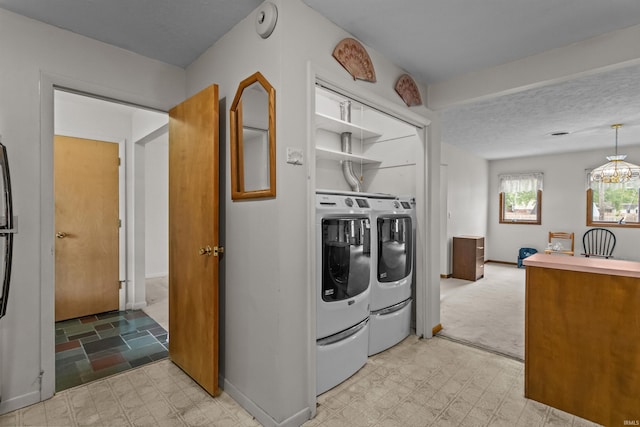 1105 E Southway Blvd, Kokomo, IN 46902 - washroom featuring washing machine and clothes dryer and baseboards