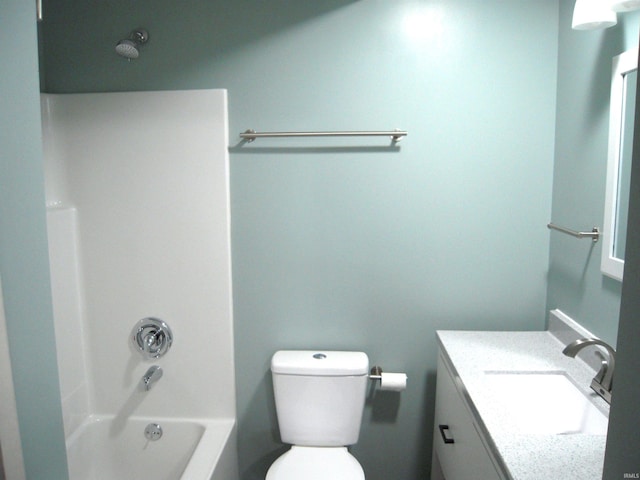 25123 Snyder St, Elkhart, IN 46514 - full bath with vanity, toilet, and bathtub / shower combination